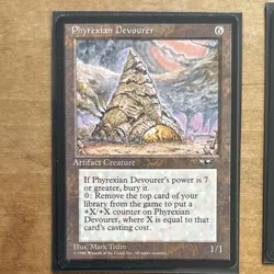 Magic: The Gathering Phyrexian Devourer x2 Colorless Artifact Creature 1996 - Image 4