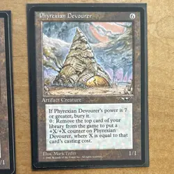 Magic: The Gathering Phyrexian Devourer x2 Colorless Artifact Creature 1996 - Image 5