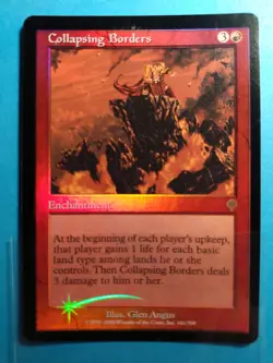 FOIL 🌈🔥Collapsing Borders🔥🌈 | Invasion Vintage MTG | Unplayed! NM++ - Image 1