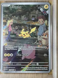 2023 Pokemon Mew EN-151 Pikachu Illustration Rare 173 PSA 9 - Image 2