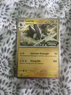 Pokemon Luxray Perfect Order Promo Stamped Card BEST BUY PROMO - Image 1