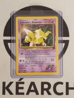 Sabrina's Traumato 95/132 Gym Challenge Set Pokemon Karte TCG Pokemon Drowzee - Image 1