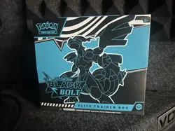 Pokemon Scarlet & Violet Black Bolt Elite Trainer Box English Thundurus Zekrom - Image 1