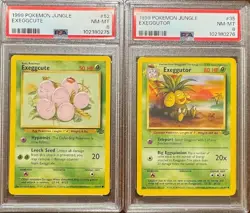 SEQUENTIAL PSA 8 EXEGGUTE 52 EXEGGCUTOR 35 JUNGLE NM MINT POKEMON - Image 1