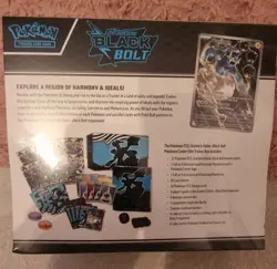 Pokemon TCG Black Bolt Pokemon Center Elite Trainer Box ETB NEW/SEALED - Image 3
