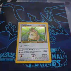 Pokemon Kangaskhan Jungle 1st Edition Holo Rare 5/64 90 - Image 1