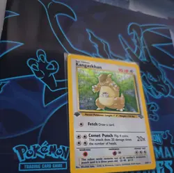 Pokemon Kangaskhan Jungle 1st Edition Holo Rare 5/64 90 - Image 3