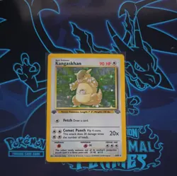 Pokemon Kangaskhan Jungle 1st Edition Holo Rare 5/64 90 - Image 4