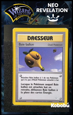 Carte Pokemon Baie Ballon 60/64 Edition 2 Ed 2 Neo Revelation Wizards FR 1 - Image 1