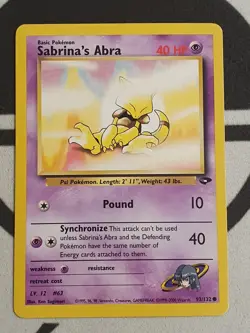 Sabrina's Mauzi 93/132 Gym Challenge Set Pokemon Karte TCG Pokemon - Image 3