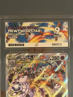 2023 Pokemon Mewtwo VSTAR#GG44 Ace 9 Crown Zenith Mint Condition Special Art - Image 3
