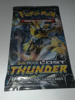 Pokemon Sun And Moon Lost Thunder Booster Pack Factory Sealed - Image 1