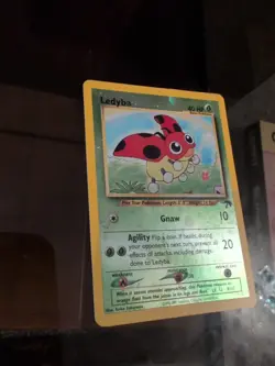 Pokemon TCG Ledyba Southern Islands 7/18 Reverse Holo Rare LP-NM - Image 2