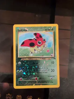 Pokemon TCG Ledyba Southern Islands 7/18 Reverse Holo Rare LP-NM - Image 5