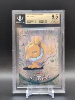 2000 TOPPS CHROME POKEMON T.V. #97 HYPNO BGS 9.5 - Image 1