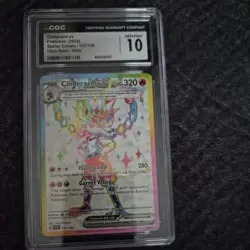 Pokemon Cinderace EX 157/142 Ultra Rare Stellar Crown CGC 10 Mint - Image 1