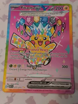 Pokemon TCG Pikachu ex 277/217 Ascended Heroes Special Illustration Rare NM - Image 2