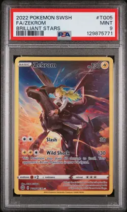 Zekrom Brilliant Stars TG05/TG30 PSA 9 POKEMON TCG - Image 1