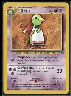 Pokemon - Xatu 52/111 Neo Genesis LP - Image 1