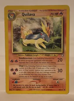 🔥QUILAVA Neo Genesis 47/111 Pokemon SHIPS 🚀 FREE MP Lowest Price - Image 1
