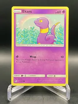Rainbow Ekans 25/68 Hidden Fates (2019) Common Unique Art Pokemon TCG NM/M - Image 1