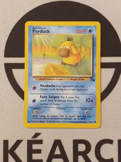 Pokemon Karte Enton 53/62 Fossil Set Pokemon Original TCG 1999 Vintage Psyduck - Image 1