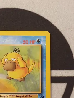 Pokemon Karte Enton 53/62 Fossil Set Pokemon Original TCG 1999 Vintage Psyduck - Image 4