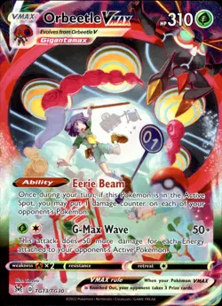 Orbeetle VMAX TG13/TG30 Ultra Rare - Pokemon SWSH11: Lost Origin TG 2022 NM - Image 1