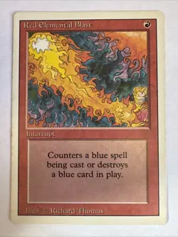 MTG Revised Red Elemental Blast - Image 1