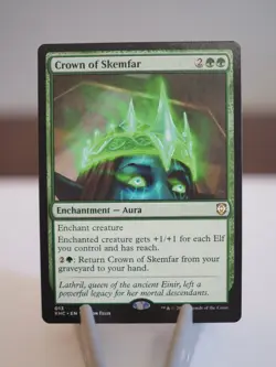 Magic: The Gathering Crown of Skemfar Enchantment Aura Kaldheim Cmdr Rare #13 - Image 1
