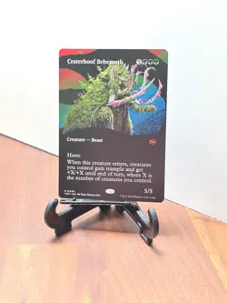 Craterhoof Behemoth (Borderless) Tarkir: Dragonstorm Regular - Image 1