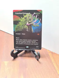 Craterhoof Behemoth (Borderless) Tarkir: Dragonstorm Regular - Image 2