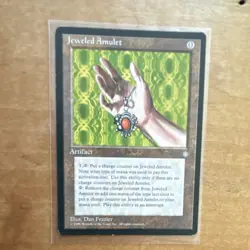 Magic: The Gathering Jeweled Amulet Ice Age Artifact Uncommon 1995 Dan Frazier - Image 1
