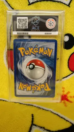 Pokemon Neo Discovery Espeon Holo 1/75 Ace Graded 4 VG Swirl - Image 3
