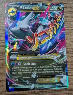 M Latios EX 59/108 Roaring Skies Ultra Rare Holo Mega English Pokemon MP - Image 1