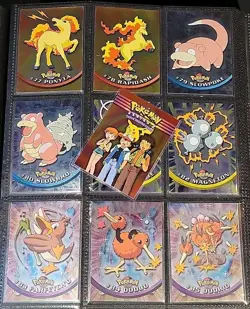 NM/MINT! TOPPS Pokemon Series 2 COMPLETE HOLO SET 72/72 Blue Label SIlver Foil - Image 1