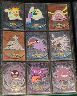 NM/MINT! TOPPS Pokemon Series 2 COMPLETE HOLO SET 72/72 Blue Label SIlver Foil - Image 2