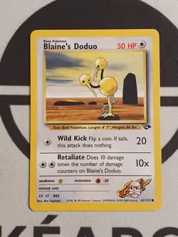 Blaine's Dodu 61/132 Gym Challenge Set Pokemon Karte TCG Pokemon Doduo - Image 2
