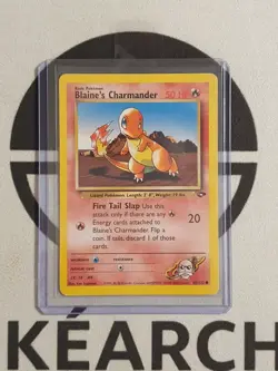 Blaine's Charmander 60/132 Gym Challenge Set Pokemon Karte TCG Pokemon Glumanda - Image 1