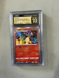 2020 Pokemon Amazing Volt Tackle JPN Charizard CGC 10 PRISTINe - Image 1
