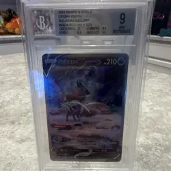 Pokemon Suicune V Ultra Rare GG38 Crown Zenith Galarian Gallery Holo BGS 9 - Image 1