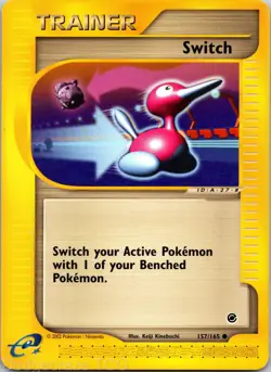 Switch 157/165 Common Expedition Base Set Pokemon LP - Image 1