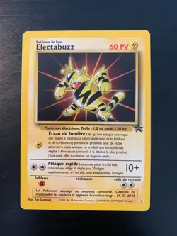 Carte Pokemon : Electabuzz / Elektek 2 Promo Black Star Wizards Francaise - Image 1