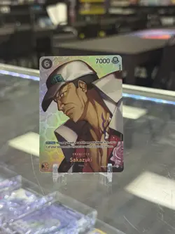 SAKAZUKI - One Piece OP02-099 - SP Special Super Rare - Kingdoms of Intrigue - Image 1