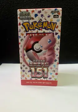 Pokemon Card 151 Booster Box Korean sv2a - Image 1