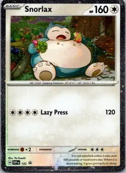 Snorlax - Holo Promo SV: Scarlet & Violet Promo Cards 122 NM - Image 1