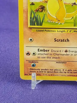 1999 Pokemon Base Set Charmander (46/102) Rare Card - Image 5