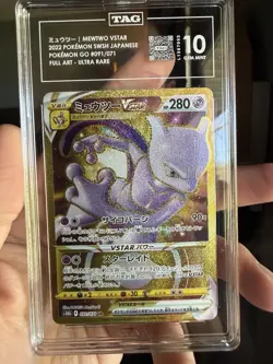 Mewtwo VSTAR 091/071 Ultra Rare Tag Gem Mint 10 Pokemon Card - Image 1
