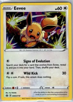 Eevee - SWSH118 Holo SWSH: Sword & Shield Promo Cards - Pokemon Card - NM - Image 1