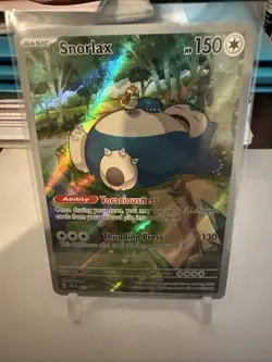 Pokemon Card TCG - Snorlax SVP 051 Scarlet & Violet 151 Black Star Promo NM - Image 1